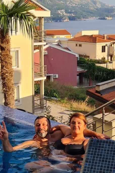 Modern Top Floor Sea View 3Br With Pools, Spa & Fitness Бечичи Экстерьер фото